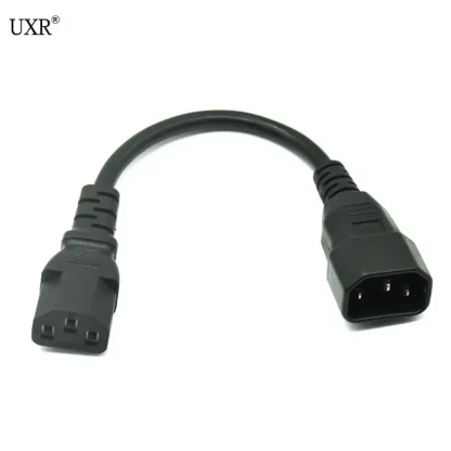 IEC C14 C13 Extension Cord - 0.2m to 5m Power Extension Cable for PC, Computer Monitor, DMX, DJ Stage Light Product Image #8979 With The Dimensions of 800 Width x 800 Height Pixels. The Product Is Located In The Category Names Computer & Office → Computer Cables & Connectors