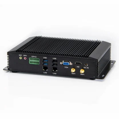 AIM06 Industrial Fanless Mini PC with Intel Core I3/I5, Windows 11 or Linux, 4G, Watchdog, 2LAN, GPIO, 6COM RS232 422 485 Product Image #1626 With The Dimensions of 1001 Width x 1001 Height Pixels. The Product Is Located In The Category Names Computer & Office → Mini PC