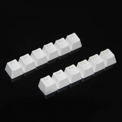 Mechanical Keyboard Keycap Set - DIY Customization, Repair, Replacement, 12pcs/Lot, White and Black, 1U Product Image #3867 With The Dimensions of 800 Width x 800 Height Pixels. The Product Is Located In The Category Names Computer & Office → Device Cleaners