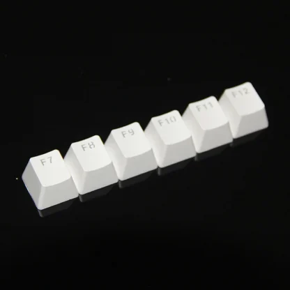 Mechanical Keyboard Keycap Set - DIY Customization, Repair, Replacement, 12pcs/Lot, White and Black, 1U Product Image #3869 With The Dimensions of 800 Width x 800 Height Pixels. The Product Is Located In The Category Names Computer & Office → Device Cleaners