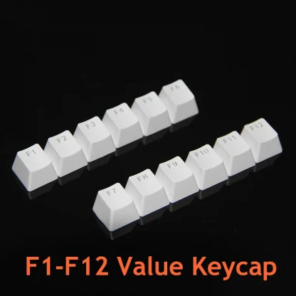 Mechanical Keyboard Keycap Set - DIY Customization, Repair, Replacement, 12pcs/Lot, White and Black, 1U Product Image #3865 With The Dimensions of 800 Width x 800 Height Pixels. The Product Is Located In The Category Names Computer & Office → Device Cleaners