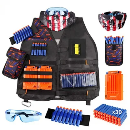 Nerf Guns N-Strike Elite Series Tactical Vest Kit with Accessories Product Image #32881 With The Dimensions of 1000 Width x 1000 Height Pixels. The Product Is Located In The Category Names Sports & Entertainment → Shooting → Paintballs
