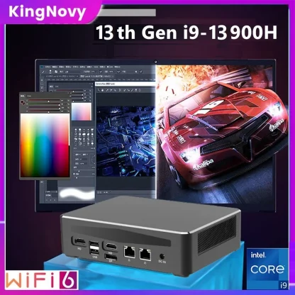 KingNovy 13th Gen Mini Gaming PC - I9 13900H/I7 13700H, Thunderbolt 4, DDR5/DDR4, NVME 2, 2.5G LAN, Intel Gamer Computer, 4K, WiFi6 Product Image #24869 With The Dimensions of 1000 Width x 1000 Height Pixels. The Product Is Located In The Category Names Computer & Office → Mini PC