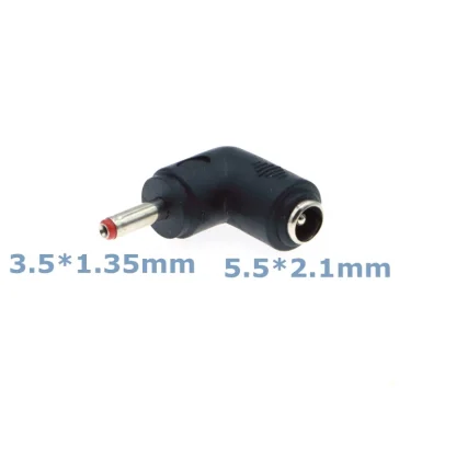 L-type DC Power Connector 90 Degree 5.5x2.1 Female to Various Male Sizes Product Image #19264 With The Dimensions of 800 Width x 800 Height Pixels. The Product Is Located In The Category Names Computer & Office → Computer Cables & Connectors