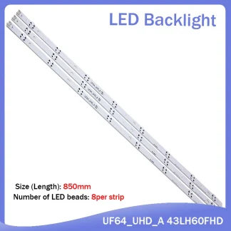 LED Backlight Strip for LG Innotek 43-inch UHD TVs - 8 Lamps Product Image #32613 With The Dimensions of  Width x  Height Pixels. The Product Is Located In The Category Names Computer & Office → Industrial Computer & Accessories