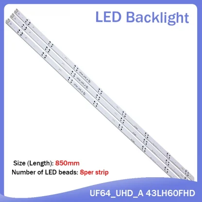 LED Backlight Strip for LG Innotek 43-inch UHD TVs - 8 Lamps Product Image #32613 With The Dimensions of 800 Width x 800 Height Pixels. The Product Is Located In The Category Names Computer & Office → Industrial Computer & Accessories