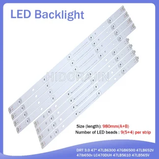LED Backlight Strip for LG 47" TV - Innotek DRT 3.0 Compatible Product Image #32620 With The Dimensions of  Width x  Height Pixels. The Product Is Located In The Category Names Computer & Office → Industrial Computer & Accessories