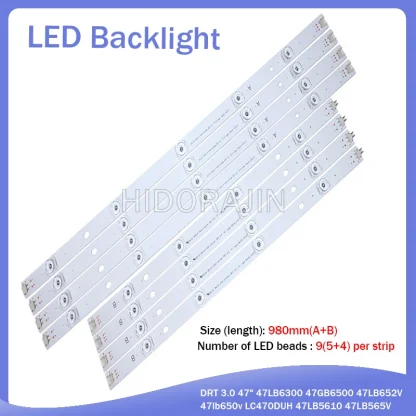 LED Backlight Strip for LG 47" TV - Innotek DRT 3.0 Compatible Product Image #32620 With The Dimensions of 800 Width x 800 Height Pixels. The Product Is Located In The Category Names Computer & Office → Industrial Computer & Accessories