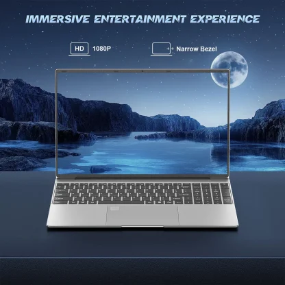 15.6 Inch Laptop: Intel N5095, 32GB RAM, 2048GB SSD, Windows 11, Fingerprint Unlock, Backlit Keyboard - Office Notebook with Narrow Bezel Screen Product Image #28251 With The Dimensions of 1200 Width x 1200 Height Pixels. The Product Is Located In The Category Names Computer & Office → Laptops