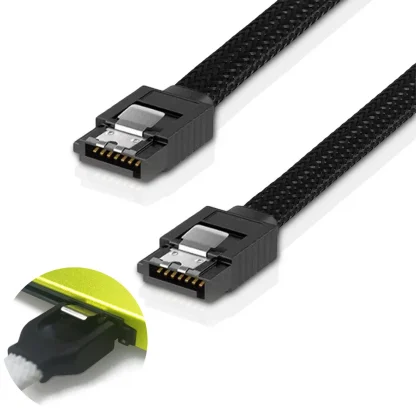 Lecolli SATA 3.0 III 7pin Data Cable 6Gb/S - 3PCS/6PCS SSD HDD Cables with Premium Nylon Sleeving Product Image #12441 With The Dimensions of 1080 Width x 1080 Height Pixels. The Product Is Located In The Category Names Computer & Office → Computer Cables & Connectors