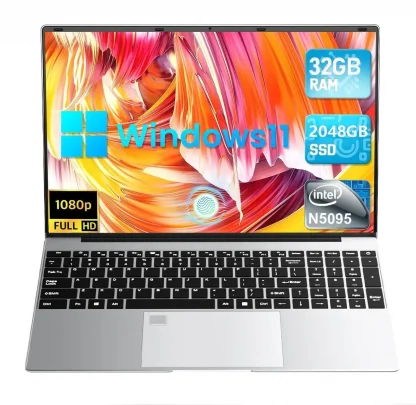Leno 15.6'' Office Laptop: 32GB DDR4, 1024GB SSD, Windows 11 N5095, IPS FHD 1080P Display, 5G/2.4GHz WiFi, USB 3.0 Product Image #27940 With The Dimensions of 1200 Width x 1169 Height Pixels. The Product Is Located In The Category Names Computer & Office → Laptops