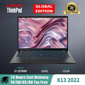 Lenovo ThinkPad X13 2022 16GB RAM, 512GB SSD, Iris Xe Graphics, LTE, Windows 11 Notebook with WUXGA LED Backlight Screen. Product Image #27410 With The Dimensions of  Width x  Height Pixels. The Product Is Located In The Category Names Computer & Office → Laptops