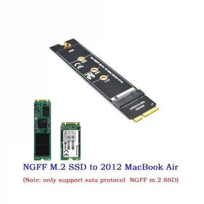 M.2 NGFF SATA SSD Adapter for 2012 MacBook Air A1465 A1466 Product Image #6508 With The Dimensions of 1000 Width x 1000 Height Pixels. The Product Is Located In The Category Names Computer & Office → Computer Cables & Connectors