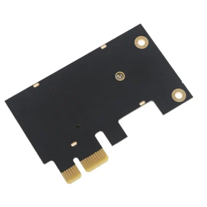 M.2 NGFF Key A E to PCI Express PCI-E 1X Adapter for Wireless Network Cards (Supports 2230, AX200, 9260AC, 8265AC) Product Image #23052 With The Dimensions of 800 Width x 800 Height Pixels. The Product Is Located In The Category Names Computer & Office → Computer Cables & Connectors