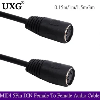 MIDI DIN 5P Extension Cable - 5Pin DIN Female to Female Audio Cable, Various Lengths Product Image #18064 With The Dimensions of  Width x  Height Pixels. The Product Is Located In The Category Names Computer & Office → Computer Cables & Connectors