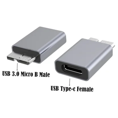 Micro B USB C 3.0 Male to Type C Female Adapter - USB3.0 Micro B Connector for External Hard Drive Disk HDD Cable Product Image #24286 With The Dimensions of 800 Width x 800 Height Pixels. The Product Is Located In The Category Names Computer & Office → Computer Cables & Connectors