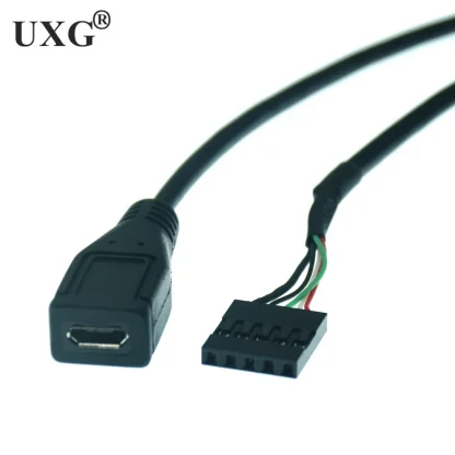 Micro USB to DuPont 2.54 5Pin Female U Connector PCB Shield Cable - 0.5m Product Image #5947 With The Dimensions of 800 Width x 800 Height Pixels. The Product Is Located In The Category Names Computer & Office → Computer Cables & Connectors