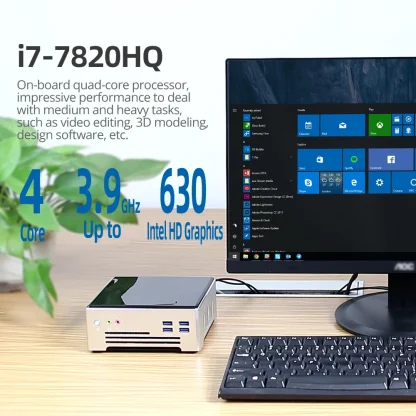 Intel Core i7 10750H Mini PC with 6 Cores, 5.0GHz, 8GB RAM, 16GB DDR4, 512GB/1TB M.2 SSD, WiFi, 4K 60Hz, Gigabit Ethernet, Windows 10 Product Image #20814 With The Dimensions of 1000 Width x 1000 Height Pixels. The Product Is Located In The Category Names Computer & Office → Mini PC