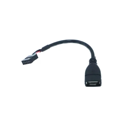 Internal USB 2.0 to 9-pin Female DuPont Adapter Cable for Computer Desktop Product Image #13369 With The Dimensions of 800 Width x 800 Height Pixels. The Product Is Located In The Category Names Computer & Office → Computer Cables & Connectors