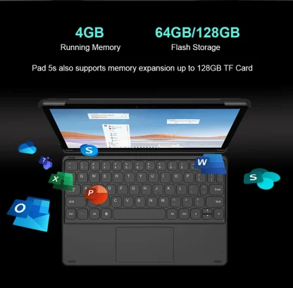 Nenmone Pad5 10.1 2-in-1 Tablet with Keyboard, Android 10, 1920x1200 Display, 4G, Helio P60 Octa-Core, 13MP Camera Product Image #4680 With The Dimensions of 1000 Width x 984 Height Pixels. The Product Is Located In The Category Names Computer & Office → Tablets