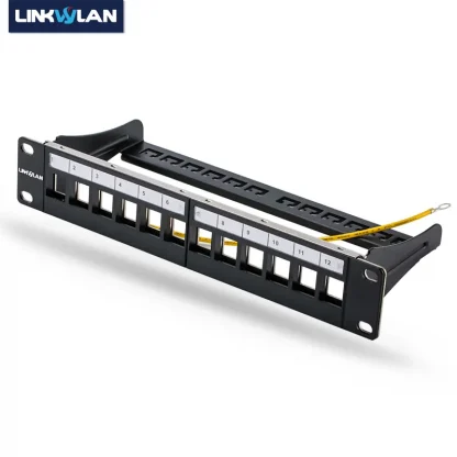 Efficiently Manage Cables with Network 10" 12-Port 1U Blank Patch Panel for Keystone Jacks – Rack Mount Solution Product Image #15501 With The Dimensions of 800 Width x 800 Height Pixels. The Product Is Located In The Category Names Computer & Office → Computer Cables & Connectors