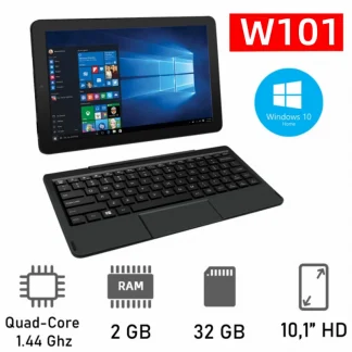 10.1 Inch Windows 10 Tablet Bundle: 2GB RAM, 32GB ROM, Z8350 CPU, Dual Cameras, 1280x800 IPS - W101 Keyboard Included Product Image #14217 With The Dimensions of  Width x  Height Pixels. The Product Is Located In The Category Names Computer & Office → Tablets