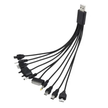 10-in-1 Micro USB 2.0 Multi Charger Cable for Mobile Phones - Universal Compatibility Product Image #22909 With The Dimensions of 800 Width x 800 Height Pixels. The Product Is Located In The Category Names Computer & Office → Computer Cables & Connectors