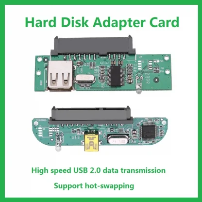 High-Speed USB 2.0 to SATA 7+15 Pin Hard Disk Adapter Converter for Data Transmission - Compatible with Win7/8/10 Product Image #6294 With The Dimensions of 1001 Width x 1001 Height Pixels. The Product Is Located In The Category Names Computer & Office → Computer Cables & Connectors