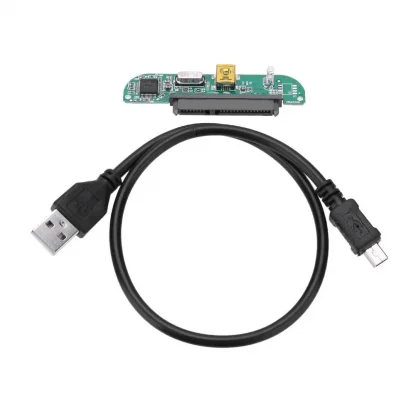 High-Speed USB 2.0 to SATA 7+15 Pin Hard Disk Adapter Converter for Data Transmission - Compatible with Win7/8/10 Product Image #6300 With The Dimensions of 1001 Width x 1001 Height Pixels. The Product Is Located In The Category Names Computer & Office → Computer Cables & Connectors
