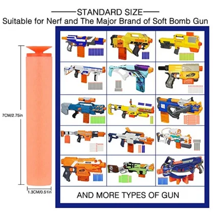 Orange EVA Foam Refill Darts for Nerf Series Blasters Product Image #32816 With The Dimensions of 800 Width x 800 Height Pixels. The Product Is Located In The Category Names Sports & Entertainment → Shooting → Paintballs