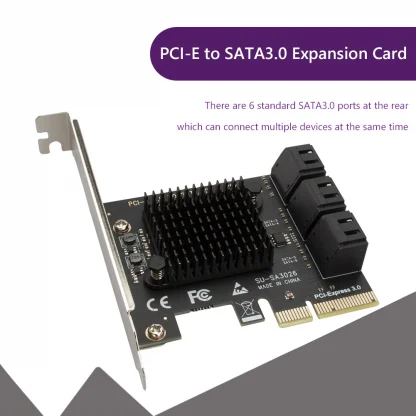 SATA PCIe Adapter - 2/4/6 Port SATA III to PCI Express 3.0 X1 Controller Expansion Card - Support X4 X6 X8 X16 6Gbps Product Image #13283 With The Dimensions of 1001 Width x 1001 Height Pixels. The Product Is Located In The Category Names Computer & Office → Computer Cables & Connectors