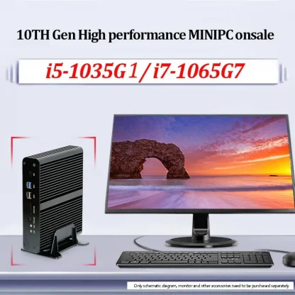 Experience Next-Gen Computing with 10th Gen Fan Mini PC - Core i5 1035G1 | i7 1065G7, Windows 10, Dual HDMI, 4K 60GHz, SD, Optical Desktop Powerhouse! Product Image #5151 With The Dimensions of 800 Width x 800 Height Pixels. The Product Is Located In The Category Names Computer & Office → Mini PC