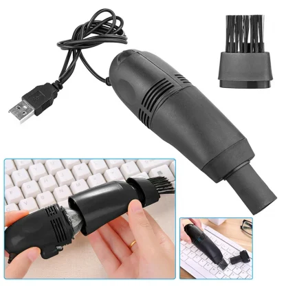 Compact USB Keyboard Vacuum Cleaner Kit for Laptop and Electronic Equipment – Effortlessly Clean Printers, Cameras, and More! Product Image #9859 With The Dimensions of 800 Width x 800 Height Pixels. The Product Is Located In The Category Names Computer & Office → Device Cleaners