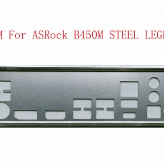ASRock B450M/B450 STEEL LEGEND I/O Shield Back Plate - Genuine OEM BackPlate Bracket Product Image #20791 With The Dimensions of  Width x  Height Pixels. The Product Is Located In The Category Names Computer & Office → Computer Cables & Connectors