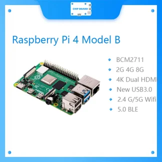 Raspberry Pi 4 Model B Dev Board Kit - RAM 2G 4G 8G, 4 Core CPU 1.5GHz, 3x Faster Than Pi 3B+ Product Image #11681 With The Dimensions of  Width x  Height Pixels. The Product Is Located In The Category Names Computer & Office → Demo Board & Accessories → Demo Board