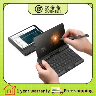 A1 Pro Mini Laptop: 7" IPS, Intel Core i5/i7, Windows 11, 16GB RAM, 512GB Storage Product Image #27441 With The Dimensions of  Width x  Height Pixels. The Product Is Located In The Category Names Computer & Office → Laptops
