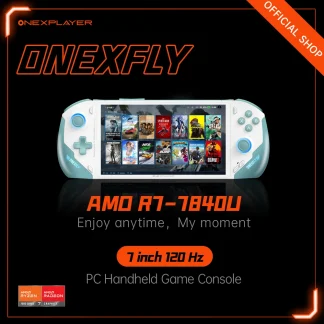 OnexPlayer Onexfly AMD Ryzen 7 7840U 3-in-1 Laptop PC Game Console - 7" 120Hz Screen, WIN11, 32GB RAM, 1TB/2TB Storage. Product Image #14697 With The Dimensions of  Width x  Height Pixels. The Product Is Located In The Category Names Computer & Office → Laptops