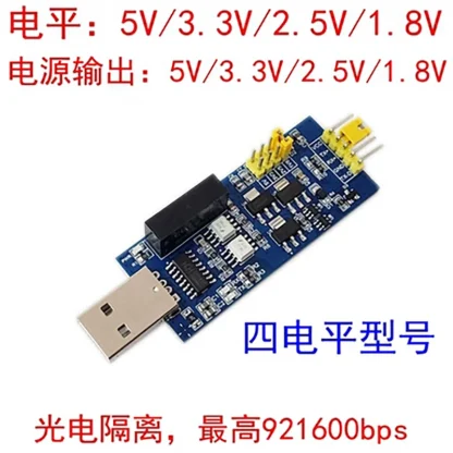 Optically Isolated USB to Serial Port TTL UART CH340 Adapter Converter Cable - 5V, 3.3V, 2V5, 1.8V Compatible Product Image #13260 With The Dimensions of 800 Width x 800 Height Pixels. The Product Is Located In The Category Names Computer & Office → Computer Cables & Connectors