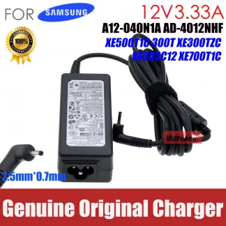 Samsung 12V 3.33A 40W AA-PA3N40W AC Adapter - Compatible with XE500T1C, XE300TZC, XE303C12, XE700T1C Product Image #15129 With The Dimensions of  Width x  Height Pixels. The Product Is Located In The Category Names Computer & Office → Laptop Accessories → Laptop Adapter
