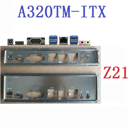 ASROCK A320TM-ITX Original Half/Full Height I/O Shield Back Plate Bracket Product Image #23104 With The Dimensions of 800 Width x 802 Height Pixels. The Product Is Located In The Category Names Computer & Office → Computer Cables & Connectors