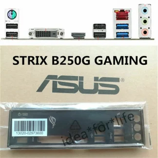 Enhance your gaming rig with the Original I/O IO Shield for STRIX B250G GAMING Backplate. Product Image #9160 With The Dimensions of  Width x  Height Pixels. The Product Is Located In The Category Names Computer & Office → Device Cleaners