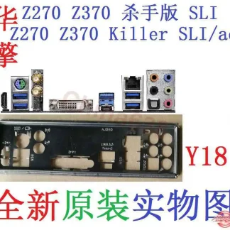 Original I/O Shield for Z370 and Z270 Killer SLI/ac Motherboards Product Image #9004 With The Dimensions of  Width x  Height Pixels. The Product Is Located In The Category Names Computer & Office → Device Cleaners