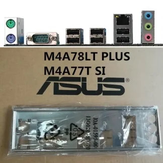 Original I/O Shield Bracket for Asus M4A78LT PLUS, M4A77T SI Motherboards Product Image #9008 With The Dimensions of  Width x  Height Pixels. The Product Is Located In The Category Names Computer & Office → Device Cleaners