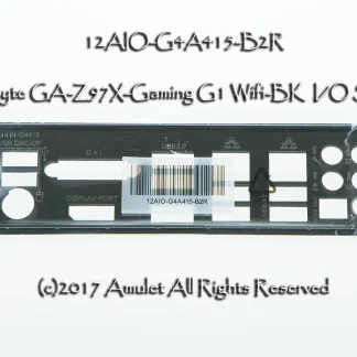 Original I/O Shield Bracket for Gigabyte GA-Z97X-Gaming G1 Wifi-BK Motherboard Product Image #9006 With The Dimensions of  Width x  Height Pixels. The Product Is Located In The Category Names Computer & Office → Device Cleaners