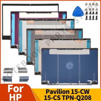 HP Pavilion 15-CW 15-CS LCD Back Cover Set with Hinges, Palmrest, and Bottom Case in Gray/White/Blue Product Image #12716 With The Dimensions of  Width x  Height Pixels. The Product Is Located In The Category Names Computer & Office → Laptop Accessories → Laptop Bags & Cases