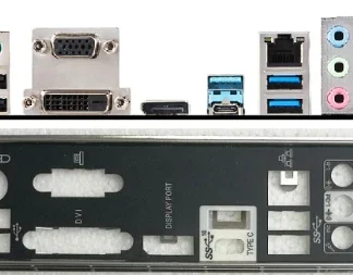 MSI Z390-A PRO I/O Shield Back Plate Bracket - Genuine OEM Replacement Product Image #20742 With The Dimensions of  Width x  Height Pixels. The Product Is Located In The Category Names Computer & Office → Computer Cables & Connectors