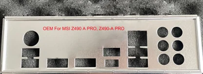 MSI Z490 A PRO I/O Shield Back Plate - Genuine OEM BackPlate Bracket Product Image #20751 With The Dimensions of 2196 Width x 801 Height Pixels. The Product Is Located In The Category Names Computer & Office → Computer Cables & Connectors