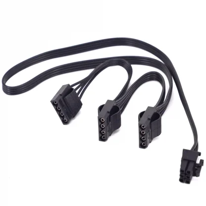 PCI-e 6Pin to 4 SATA 4Pin IDE Molex Power Supply Cable - GPU CARD 8Pin to 6+2Pin for ASUS ROG THOR 1200W 1000W 850W, Compatible with 3080TI Product Image #25075 With The Dimensions of 1000 Width x 1000 Height Pixels. The Product Is Located In The Category Names Computer & Office → Computer Cables & Connectors