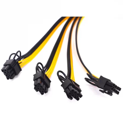 PCIe GPU 8pin 1 to 4 Way 6+2Pin Female to Male Extension Cable - Graphics Card Power Supply Port Multiplier Product Image #24482 With The Dimensions of 1000 Width x 1000 Height Pixels. The Product Is Located In The Category Names Computer & Office → Computer Cables & Connectors