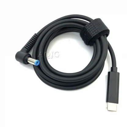 65W PD Laptop to USB Smartphone Charging Cable - 5.5 x 1.7mm Male to USB-C Type-C Male Adapter Product Image #12789 With The Dimensions of 2560 Width x 2560 Height Pixels. The Product Is Located In The Category Names Computer & Office → Computer Cables & Connectors